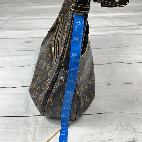 EUC Dooney & Bourke 1975 Logo Shoulder  Hobo Bag - Picture 7 of 16